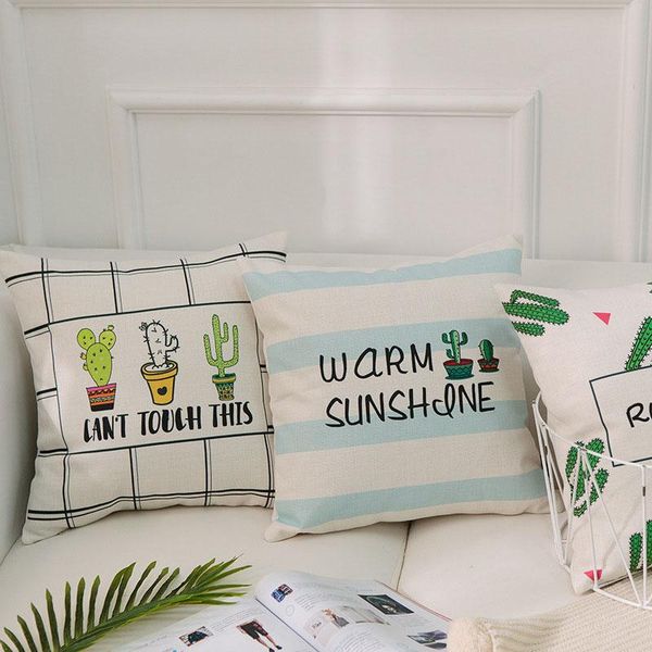 pillow cactus throw with inner simple decorative square pillowcases linen fabric for couch bed sofa car cushion cover
pillow cactus throw with inner simple decorative square pillowcases linen fabric for couch bed sofa car cushion cover