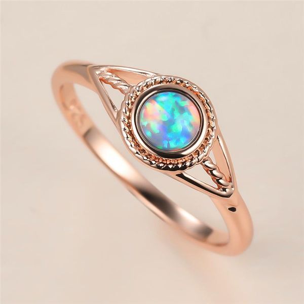 wedding rings cute female blue opal stone ring charm rose gold color thin for women luxury bride round engagement, Slivery;golden
wedding rings cute female blue opal stone ring charm rose gold color thin for women luxury bride round engagement, Slivery;golden