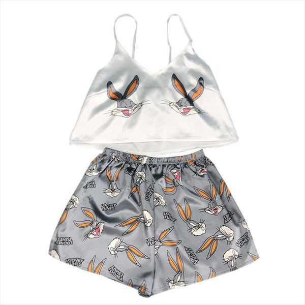 pajamas set fashion womens sleepwears satin pijamas shorts v neck camisole sleepwear ladies pyjamas home clothes suit girls nightwear, Black;red
pajamas set fashion womens sleepwears satin pijamas shorts v neck camisole sleepwear ladies pyjamas home clothes suit girls nightwear, Black;red
