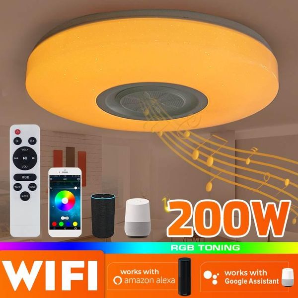 ceiling lights 200w wifi modern rgb led smart light app intelligent control bluetooth music lamp for home bedroom living room
ceiling lights 200w wifi modern rgb led smart light app intelligent control bluetooth music lamp for home bedroom living room