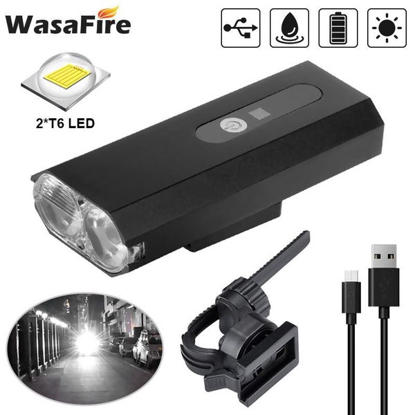 bike lights 800 lumen 2*t6 led light 3000mah usb rechargeable headlight mtb bicycle front lamp power display cycling 5 modes
bike lights 800 lumen 2*t6 led light 3000mah usb rechargeable headlight mtb bicycle front lamp power display cycling 5 modes