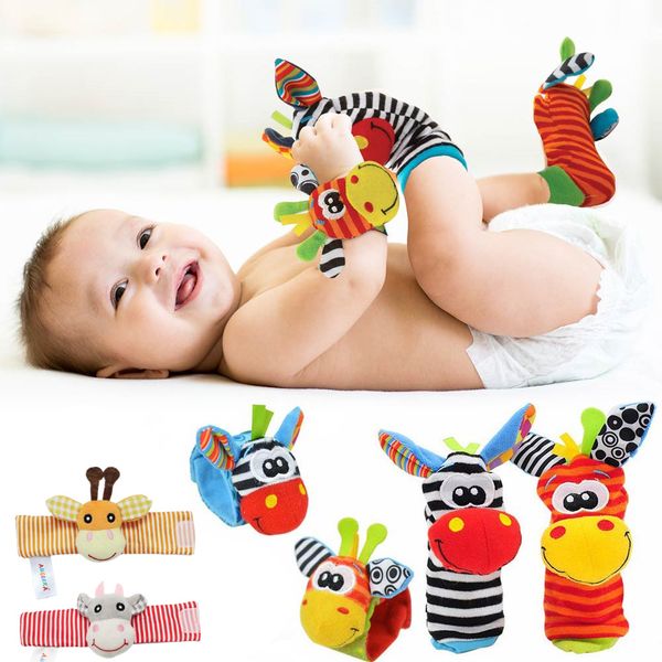 Cartoon Plush Socks Wrist Strap Rattles Baby Toys Wristbands Infant Soft Rattle Set Baby Sensory Foot Finder Toys Gift H, Wrist strap style1
Cartoon Plush Socks Wrist Strap Rattles Baby Toys Wristbands Infant Soft Rattle Set Baby Sensory Foot Finder Toys Gift H, Wrist strap style1