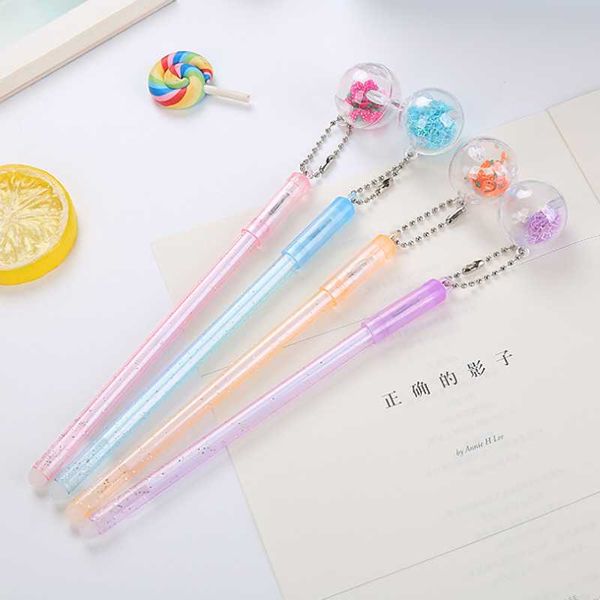 gel pens 4pc transparent ball pendant creative student pen stationery office school supplies black water-based signature
gel pens 4pc transparent ball pendant creative student pen stationery office school supplies black water-based signature