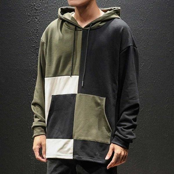 mens autumn hoodies patchwork japanese streetwear hip-hop style stitching hat guard comfortable long sleeve outwear, Black
mens autumn hoodies patchwork japanese streetwear hip-hop style stitching hat guard comfortable long sleeve outwear, Black