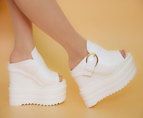 slippers european and american spring summer 14cm ultra high heel flat cool, Black
slippers european and american spring summer 14cm ultra high heel flat cool, Black