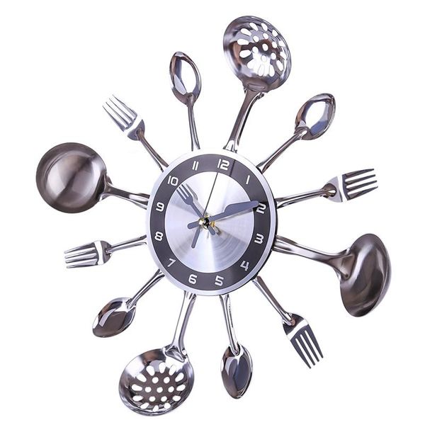 wall clocks stainless steel and fork clock metal knife spoon silent scanning tableware platter
wall clocks stainless steel and fork clock metal knife spoon silent scanning tableware platter