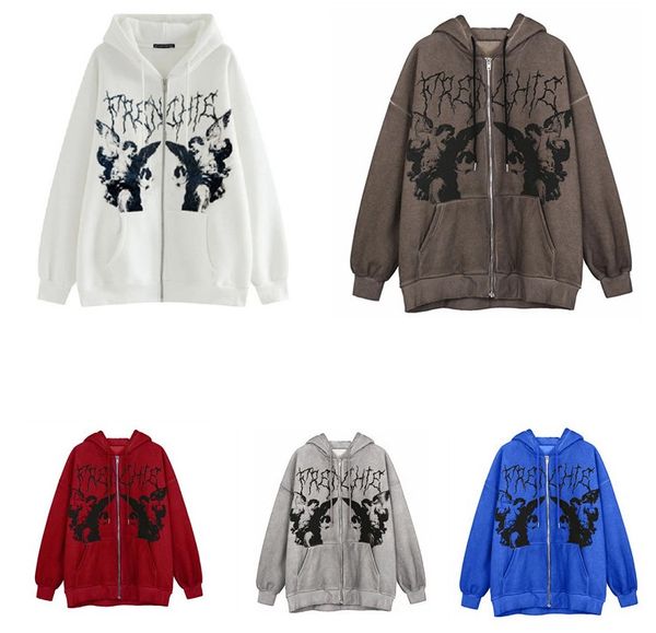 hip hop streetwear women men hoodies goth angel dark print zipper jacket coat harajuku hooded clothes men women punk outwear, Black;brown
hip hop streetwear women men hoodies goth angel dark print zipper jacket coat harajuku hooded clothes men women punk outwear, Black;brown