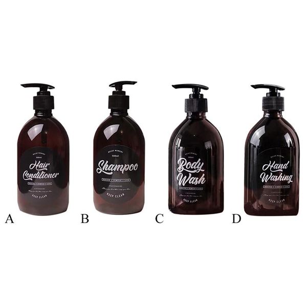500ml ins simple divided bottle shampoo shower gel conditioner empty refillable press tagged storage boxes & bins
500ml ins simple divided bottle shampoo shower gel conditioner empty refillable press tagged storage boxes & bins