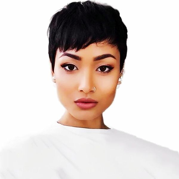 short human hair cutpixie wigs straight ladies wig for black women brazilian virgin cut hairwig celebritywig, Black;brown
short human hair cutpixie wigs straight ladies wig for black women brazilian virgin cut hairwig celebritywig, Black;brown