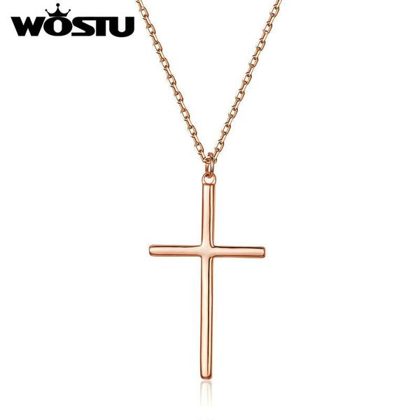 pendant necklaces wostu trendy golden & silver color cross long necklace simple delicate chain for women party jewelry ffn076
pendant necklaces wostu trendy golden & silver color cross long necklace simple delicate chain for women party jewelry ffn076