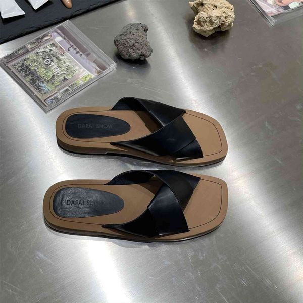 80% off shoes sandals for women summer roman shoes retro student cross soft-soled flat slipper, Black
80% off shoes sandals for women summer roman shoes retro student cross soft-soled flat slipper, Black