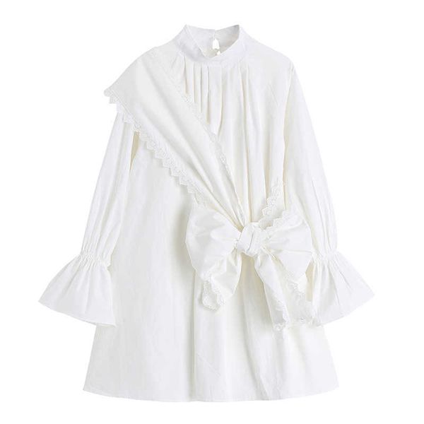 sweet college style autumn and winter solid bandage bow two-piece a line stand flare sleeve fashion jacket dress for women 210615, Black;gray
sweet college style autumn and winter solid bandage bow two-piece a line stand flare sleeve fashion jacket dress for women 210615, Black;gray