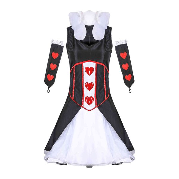 cosplay costumes cosplay women's halloween costume queen of hearts game uniform, Black
cosplay costumes cosplay women's halloween costume queen of hearts game uniform, Black