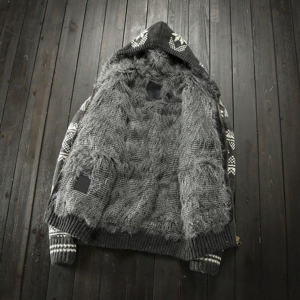 men's sweaters fleece thick liner autumn winter warm mens knitted hooded open stitch long sleeve zipper male cashmere blends coats, White;black
men's sweaters fleece thick liner autumn winter warm mens knitted hooded open stitch long sleeve zipper male cashmere blends coats, White;black