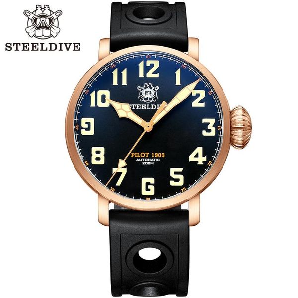 wristwatches steeldive official men's professional wristwatch 200m water resistance bronze bezel nh35 luminous men watches, Slivery;brown
wristwatches steeldive official men's professional wristwatch 200m water resistance bronze bezel nh35 luminous men watches, Slivery;brown