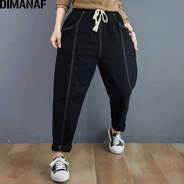 plus size women long pants loose vintage black spliced harem trousers female elastic waist lady spring 210531, Black;white
plus size women long pants loose vintage black spliced harem trousers female elastic waist lady spring 210531, Black;white
