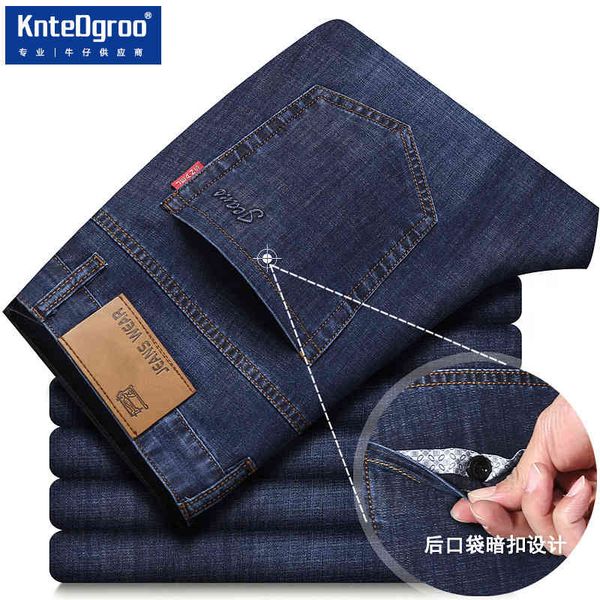 quality 2021 spring and summer thin casual straight men's jeans high waist stretch black trousers, Blue
quality 2021 spring and summer thin casual straight men's jeans high waist stretch black trousers, Blue