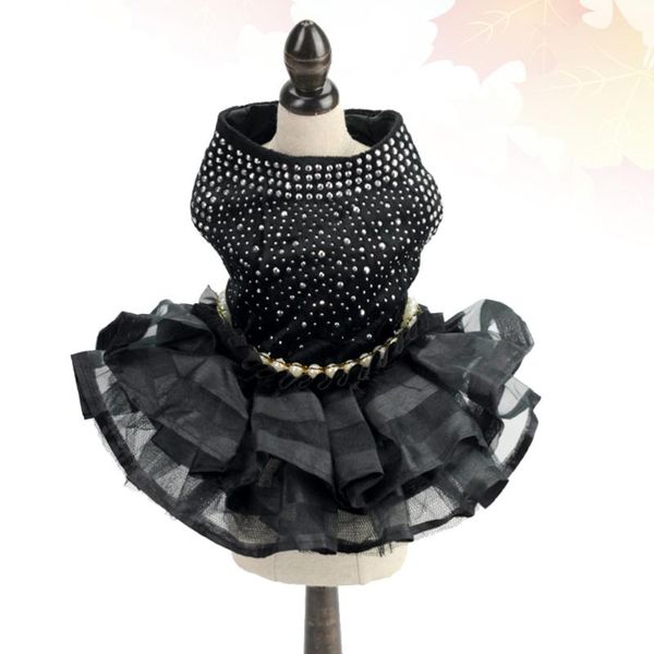 dog apparel stylish lace skirt comfortable fashionable tutu dress pet costume summer for puppy (black-size xs)
dog apparel stylish lace skirt comfortable fashionable tutu dress pet costume summer for puppy (black-size xs)