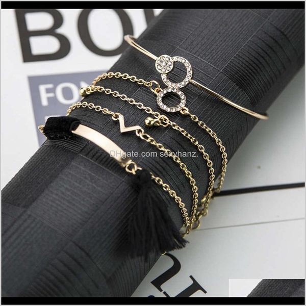anklets jewelry drop delivery 2021 hand fashion double round black tassel v-shaped bracelet 5-piece suit anklet bn-78 clbqa, Red;blue
anklets jewelry drop delivery 2021 hand fashion double round black tassel v-shaped bracelet 5-piece suit anklet bn-78 clbqa, Red;blue
