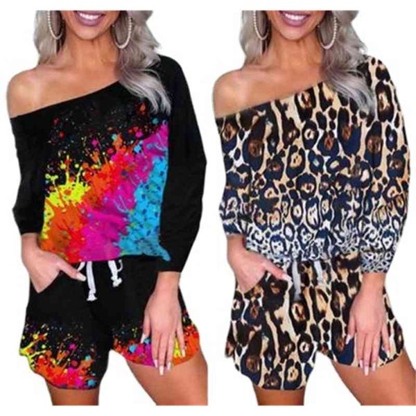 Women' plus size Tracksuits Fashion 2021 Summer Wear Large Slant Shoulder Casual Shorts Long Sleeve Housewear Sportswear, Figure 1
Women' plus size Tracksuits Fashion 2021 Summer Wear Large Slant Shoulder Casual Shorts Long Sleeve Housewear Sportswear, Figure 1