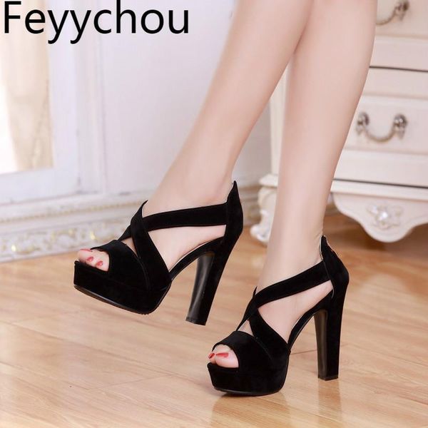 dress shoes women's sandals 12cm high heels flock zip peep toe thick platform 2021 fashion party wedding black big size 34-43
dress shoes women's sandals 12cm high heels flock zip peep toe thick platform 2021 fashion party wedding black big size 34-43