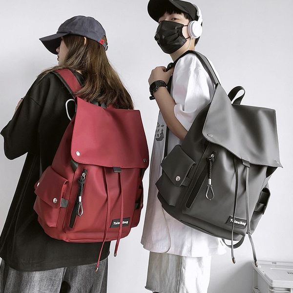 backpack pure color waterproof fabric outdoor travel large capacity retro lapbag school teen mochila pack
backpack pure color waterproof fabric outdoor travel large capacity retro lapbag school teen mochila pack