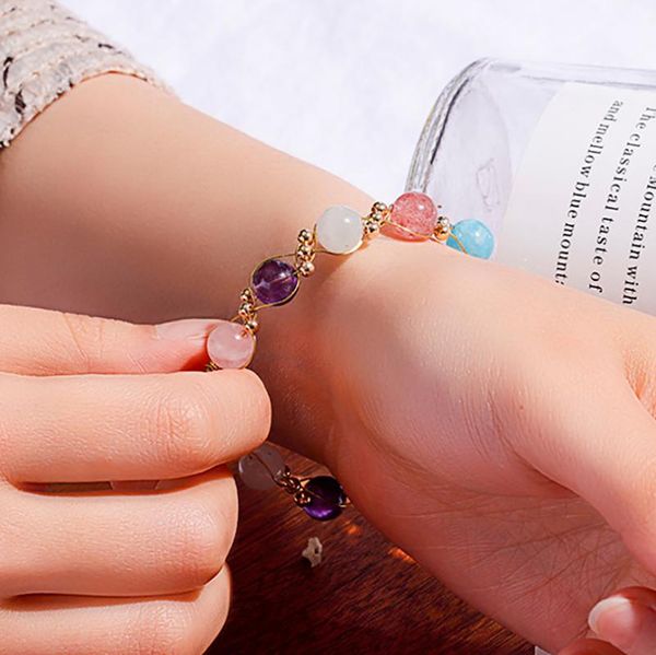 charm bracelets crystal strawberry gift women on hand chain bangles jewelry aesthetic fashion female now 2021, Golden;silver
charm bracelets crystal strawberry gift women on hand chain bangles jewelry aesthetic fashion female now 2021, Golden;silver