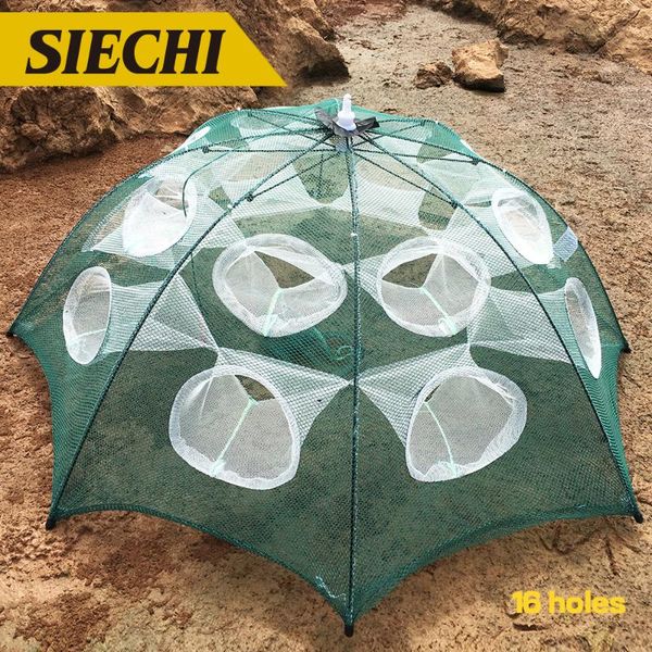 fishing accessories siechi folded portable 6/8/10/12/16/20 hole automatic net fish shrimp mesh
fishing accessories siechi folded portable 6/8/10/12/16/20 hole automatic net fish shrimp mesh