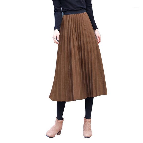 skirts winter woolen skirt womens long pleated thick autumn spring elastic waist a-line casual midi 2849ly, Black
skirts winter woolen skirt womens long pleated thick autumn spring elastic waist a-line casual midi 2849ly, Black