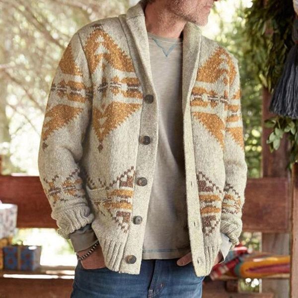 men's jackets 2021 knitted digital print single breasted casual long sleeve v-neck loose chaquetas hombre, Black;brown
men's jackets 2021 knitted digital print single breasted casual long sleeve v-neck loose chaquetas hombre, Black;brown