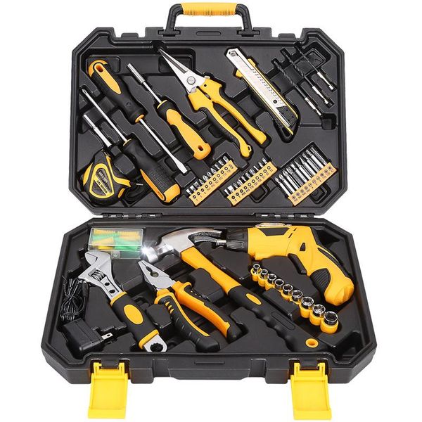 professional hand tool sets 95 pcs set household repair electric drill kit with plastic toolbox storage case wrench screwdriver knife
professional hand tool sets 95 pcs set household repair electric drill kit with plastic toolbox storage case wrench screwdriver knife