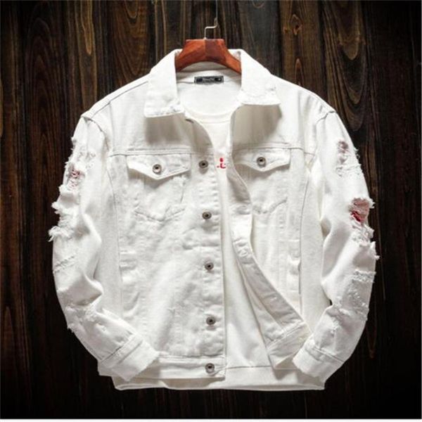 trendy young men's spring autumn ripped loose denim jacket couple casual coat clothes jackets, Black;brown
trendy young men's spring autumn ripped loose denim jacket couple casual coat clothes jackets, Black;brown