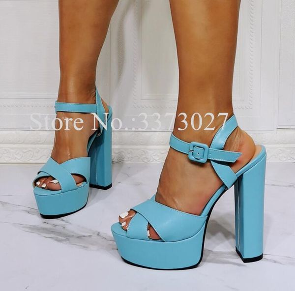 dress shoes lady sky blue leather platform sandals woman fashion chunky heel real pos summer thick female office heels, Black
dress shoes lady sky blue leather platform sandals woman fashion chunky heel real pos summer thick female office heels, Black
