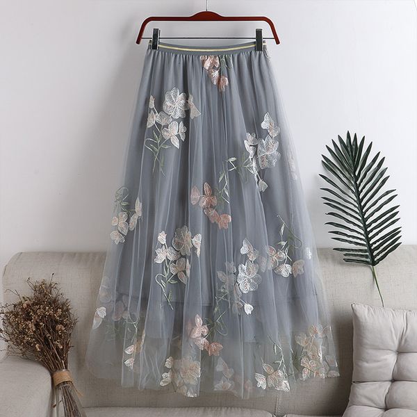 Skirts skirts Supper Fairy Sweet Layered Tulle Embroidered Flowers Maxi Gauze A-line Big Flared Mesh Ankle Long Tutu S CZWB, Black
Skirts skirts Supper Fairy Sweet Layered Tulle Embroidered Flowers Maxi Gauze A-line Big Flared Mesh Ankle Long Tutu S CZWB, Black