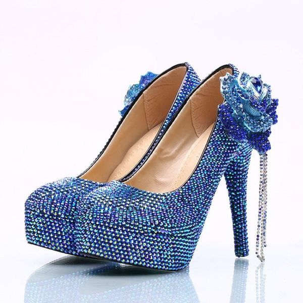 big size 34-45 royal blue custom bling sparkle rhinestone lady round head rose flower decor fashion bride high heel wedding shoe dress shoes, Black
big size 34-45 royal blue custom bling sparkle rhinestone lady round head rose flower decor fashion bride high heel wedding shoe dress shoes, Black