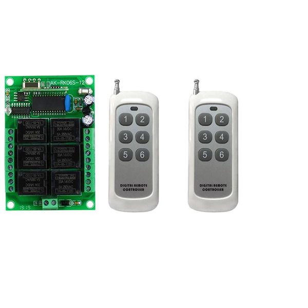 remote controlers dc 12v 6 ch channels 6ch rf wireless control switch system receiver transmitter relay 433 mhz
remote controlers dc 12v 6 ch channels 6ch rf wireless control switch system receiver transmitter relay 433 mhz