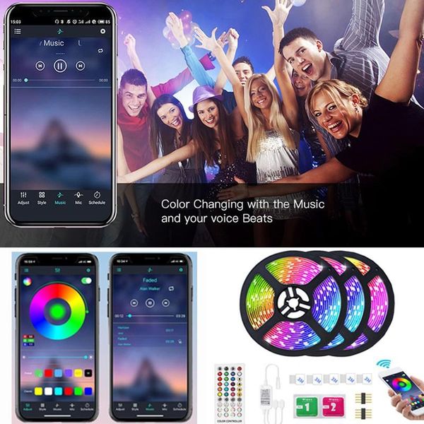 strips rgb led strip light waterproof lights 10 meters with bluetooth app control diode ribbon 12v
strips rgb led strip light waterproof lights 10 meters with bluetooth app control diode ribbon 12v