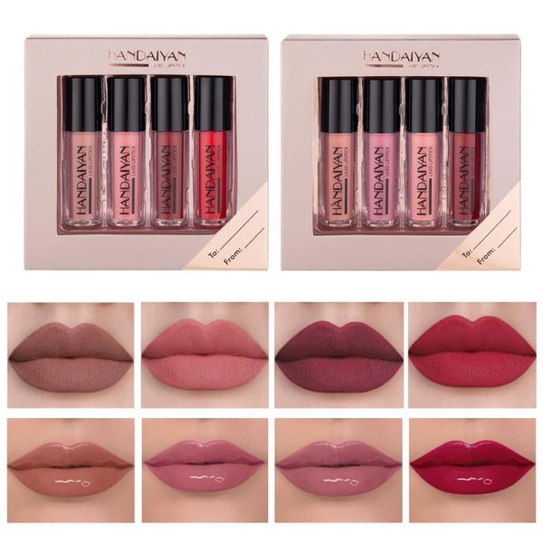 lip gloss 4 colors/set matte lipgloss mirror glaze moisture lips makeup lasting waterproof liquid lipstick non-stick
lip gloss 4 colors/set matte lipgloss mirror glaze moisture lips makeup lasting waterproof liquid lipstick non-stick