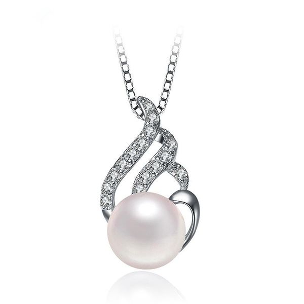 pendants s925 sterling silver pearl pendant empty support micro-inlaid zircon factory direct fashion ladies, Black
pendants s925 sterling silver pearl pendant empty support micro-inlaid zircon factory direct fashion ladies, Black