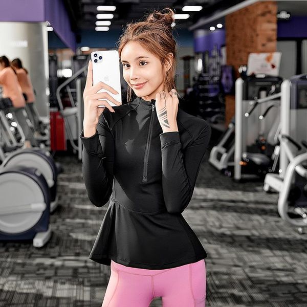 yoga outfit women sports gym loose shirt elastic long sleeve workout fitness running sport t-shirts sportswear
yoga outfit women sports gym loose shirt elastic long sleeve workout fitness running sport t-shirts sportswear