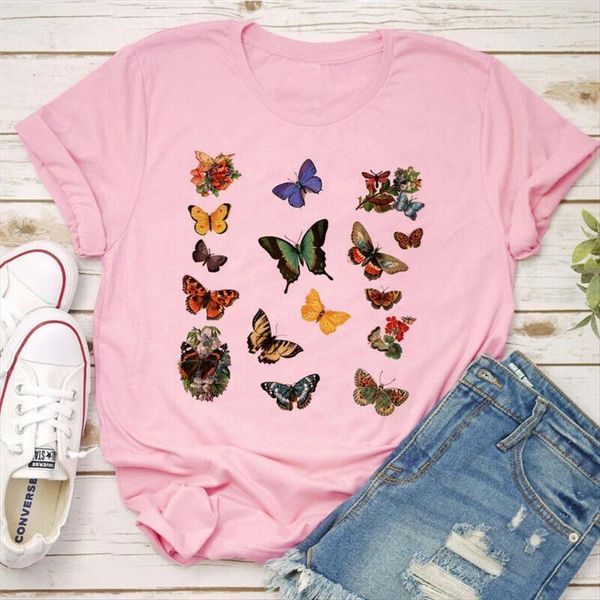butterfly summer harajuku funny graphic women short sleeve casual chic mujer camisetas aesthetic clothes tee, White
butterfly summer harajuku funny graphic women short sleeve casual chic mujer camisetas aesthetic clothes tee, White