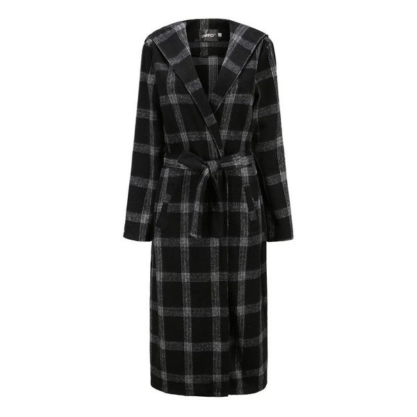 women's wool & blends fur coat women winter korean style 2021 autumn lapel fashion lattice belt woolen cloth female, Black
women's wool & blends fur coat women winter korean style 2021 autumn lapel fashion lattice belt woolen cloth female, Black