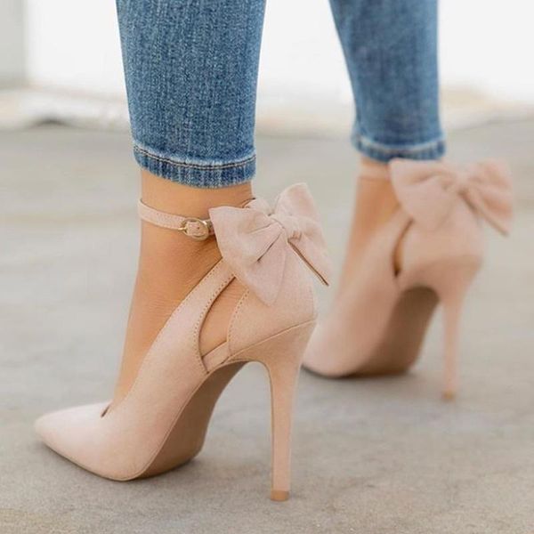 women's shoes pointed toe bowknot 11cm thin heels ankle strap high female wedding stilettos dress, Black
women's shoes pointed toe bowknot 11cm thin heels ankle strap high female wedding stilettos dress, Black