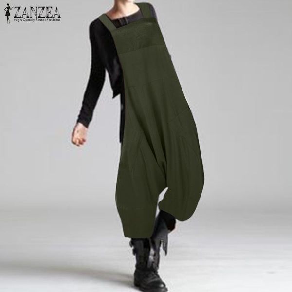 women's jumpsuits & rompers 2021 zanzea fashion summer casual drop crotch long pants female suspender overalls solid plus size 5xl, Black;white
women's jumpsuits & rompers 2021 zanzea fashion summer casual drop crotch long pants female suspender overalls solid plus size 5xl, Black;white