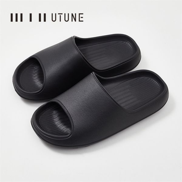 utune mute sippers men platform shoes eva soft indoor home slides for non-slip summer sandals women bathroom shower 210805, Black
utune mute sippers men platform shoes eva soft indoor home slides for non-slip summer sandals women bathroom shower 210805, Black