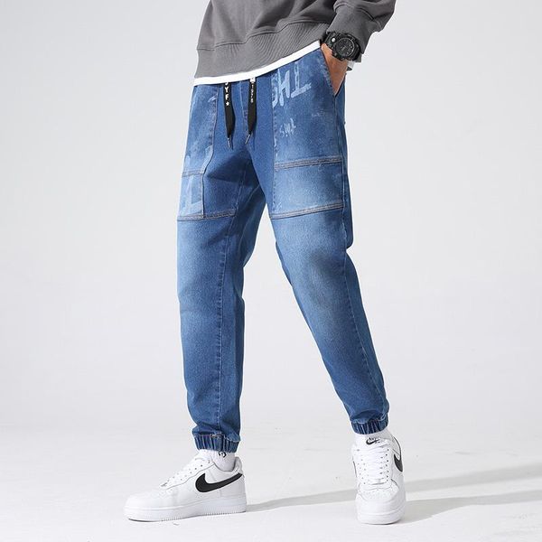 men's jeans spring autumn black blue casual tapered men stretched cotton streetwear denim jogger pants male print jean trousers 8xl
men's jeans spring autumn black blue casual tapered men stretched cotton streetwear denim jogger pants male print jean trousers 8xl
