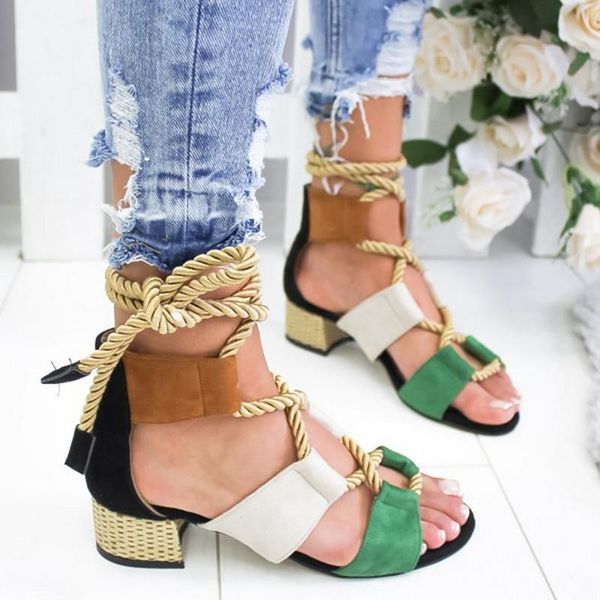 sandals 2021 est summer wedge espadrilles women 5cm heel pointed fish mouth woman lace up platform, Black
sandals 2021 est summer wedge espadrilles women 5cm heel pointed fish mouth woman lace up platform, Black