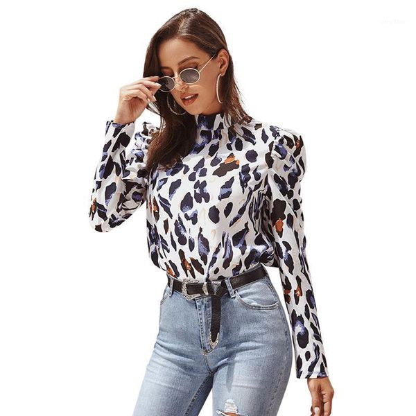 leopard printed blouses woman roupa feminina long puff sleeve high neck blusa womens girl women's & shirts, White
leopard printed blouses woman roupa feminina long puff sleeve high neck blusa womens girl women's & shirts, White