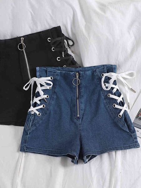 bandage criss-cross skinny shorts women high waist zipper summer stretch preppy style personality y2k short 210513, White;black
bandage criss-cross skinny shorts women high waist zipper summer stretch preppy style personality y2k short 210513, White;black