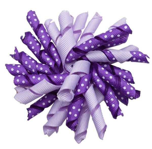2022 girl's curlers curly ribbon hair bows clip flowers 3.5 " corker hair barrettes korker ribbon baby clip hair accessories kids, Slivery;white
2022 girl's curlers curly ribbon hair bows clip flowers 3.5 " corker hair barrettes korker ribbon baby clip hair accessories kids, Slivery;white